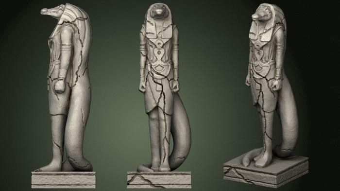 Egyptian statues and reliefs (STKE_0096) 3D model for CNC machine